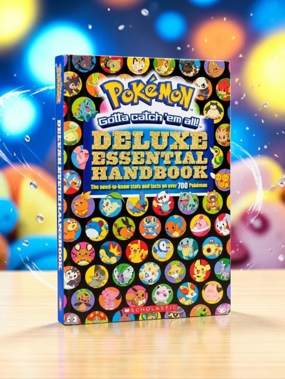 2015 Pokémon Deluxe Essential Handbook Scholastic: Stats & Facts 700+ Pokémon. B